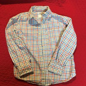 Carter's Boy's Button Down Long Sleeve Shirt (Size 7)